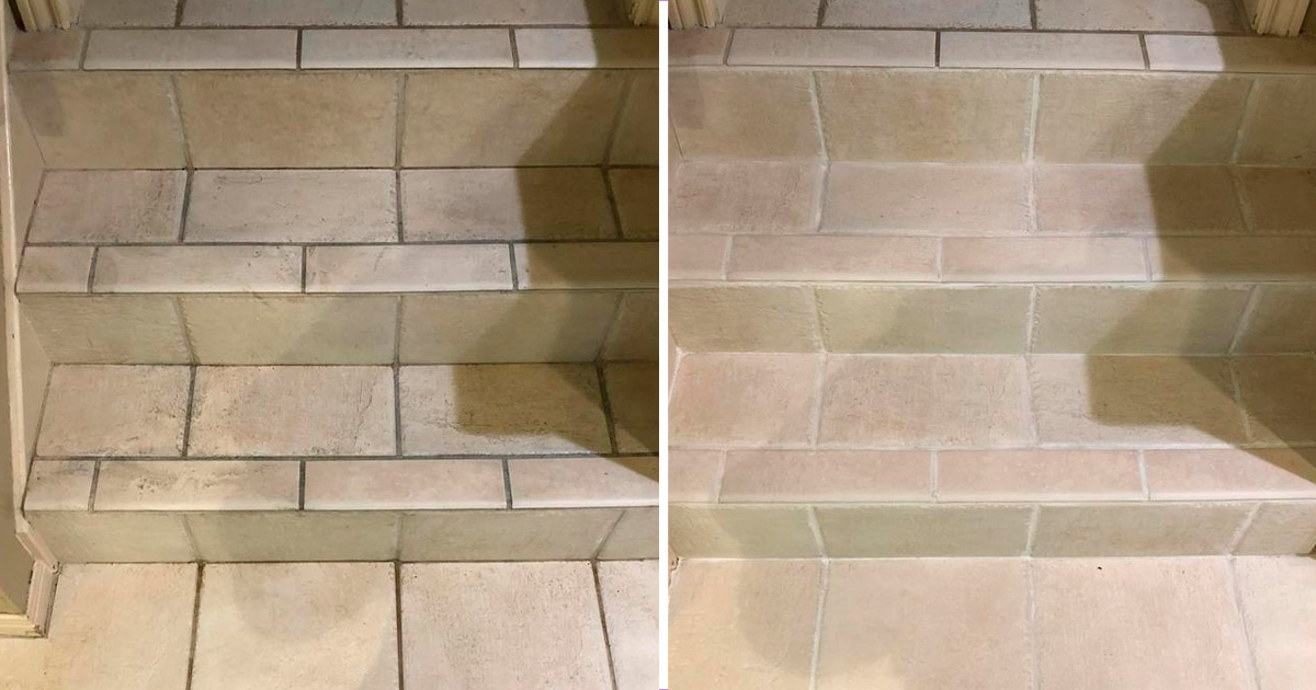 Our Grout Cleaning Experts Revitalized a Dull Surface in Orange Park FL