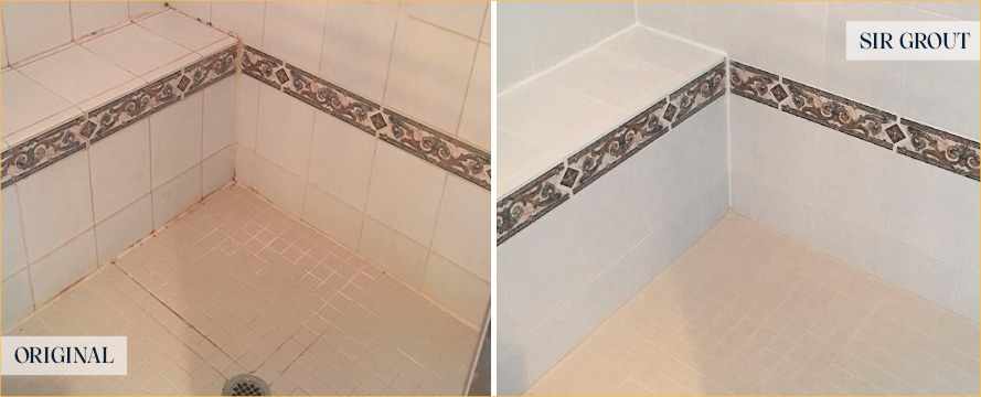 Shower Before and After Our Superb Caulking Services in Jacksonville, FL 