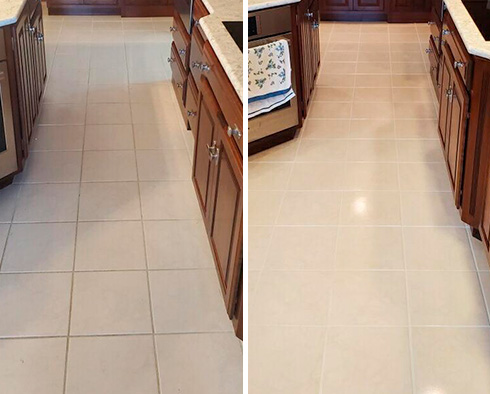 Floor Restored by Our Tile and Grout Cleaners in Atlantic Beach, FL
