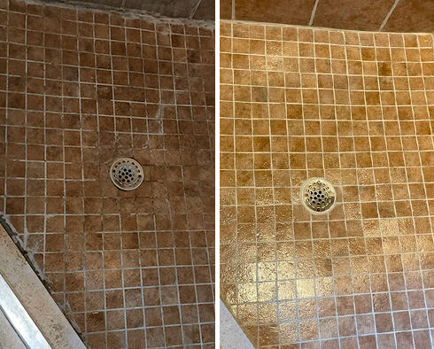 Shower Restored by Our Tile and Grout Cleaners in Neptune Beach, FL