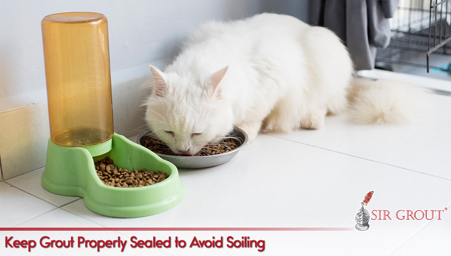 Keep Grout Properly Sealed to Avoid Soiling