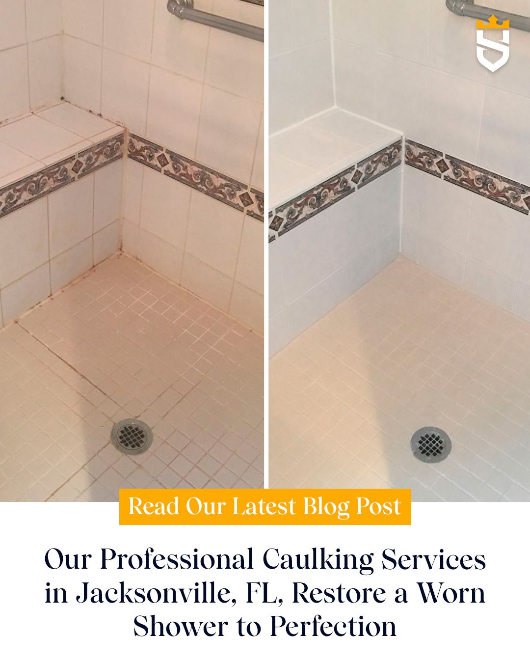 Our Professional Caulking Services in Jacksonville, FL, Restore a Worn Shower to Perfection