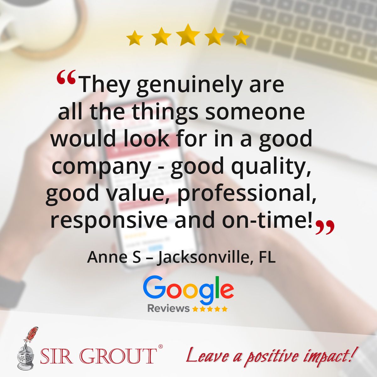They genuinely are all the things someone would look for in a good company - good quality, good value, professional, responsive and on-time!